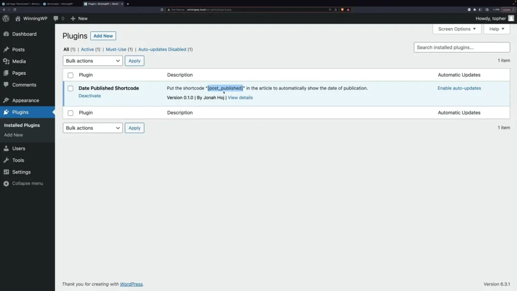 Shortcodes plugins