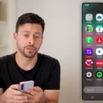 Android settings menu bottom left screen.