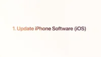 Updating iPhone iOS for Face ID fixes