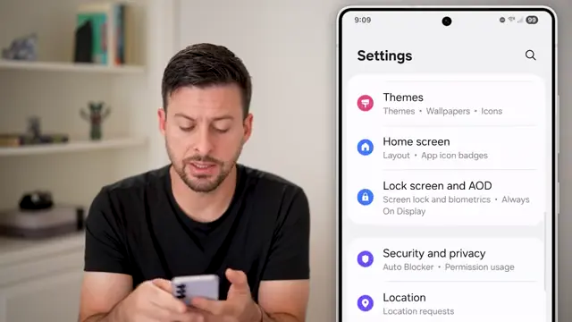 Navigate to Security Settings Security and privacy settings on Android.