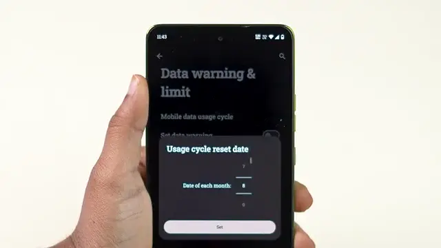 Set Your Data Billing Cycle Set your mobile data billing cycle.