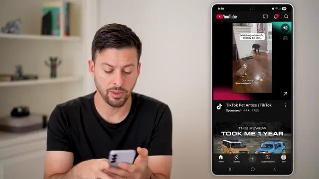 Open YouTube and Pin It Pinning the YouTube app on Android.