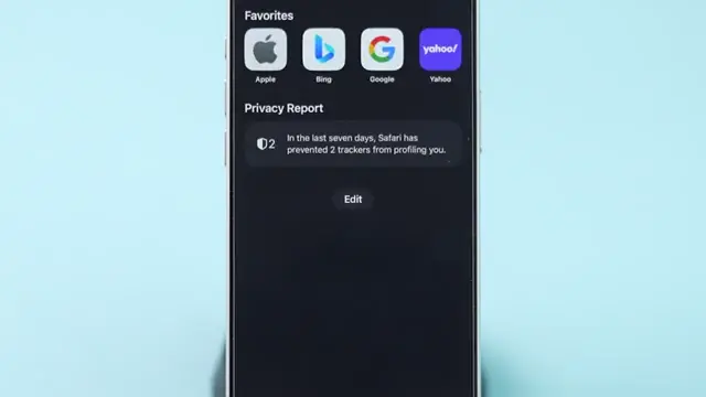 Editing Safari start page to turn off suggestions