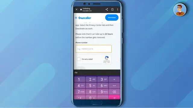 Submit Your Phone Number TrueCaller unlisting number submission